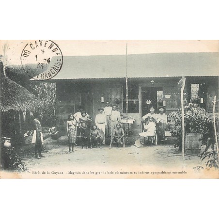 Rare collectable postcards of French Guiana. Vintage Postcards of French Guiana