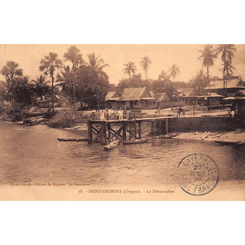 Rare collectable postcards of French Guiana. Vintage Postcards of French Guiana