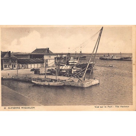 Rare collectable postcards of Saint Pierre & Miquelon. Vintage Postcards of Saint Pierre & Miquelon