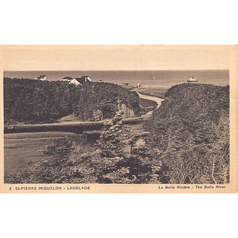 Rare collectable postcards of Saint Pierre & Miquelon. Vintage Postcards of Saint Pierre & Miquelon