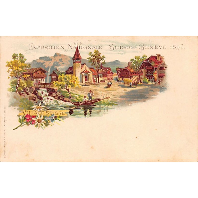 Rare collectable postcards of Switzerland. Vintage Postcards of Switzerland