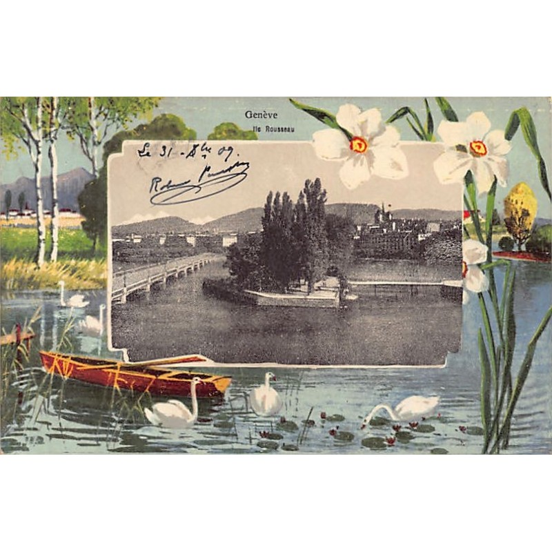 Rare collectable postcards of Switzerland. Vintage Postcards of Switzerland