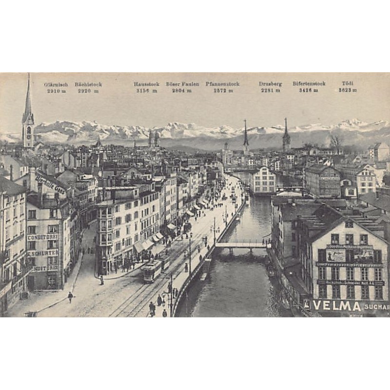 Rare collectable postcards of Switzerland. Vintage Postcards of Switzerland