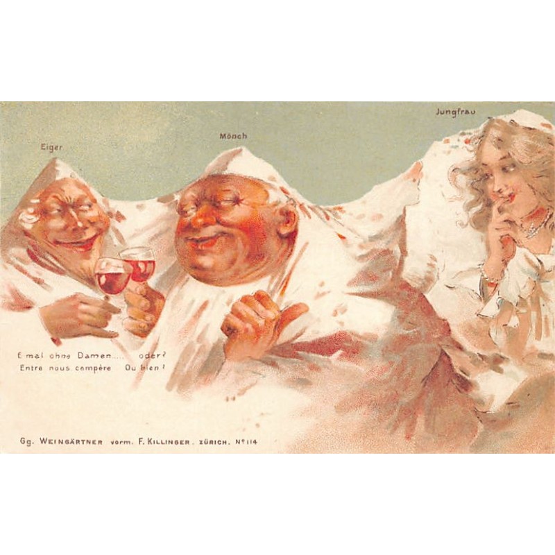 Rare collectable postcards of Switzerland. Vintage Postcards of Switzerland