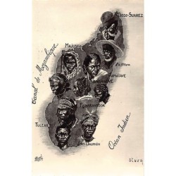 Rare collectable postcards of Madagascar. Vintage Postcards of Madagascar