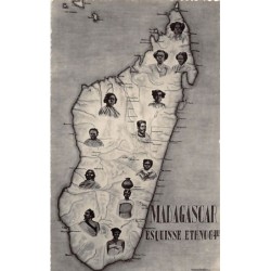 Rare collectable postcards of Madagascar. Vintage Postcards of Madagascar