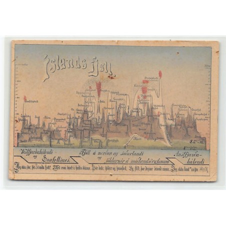 Rare collectable postcards of Iceland. Vintage Postcards of Iceland