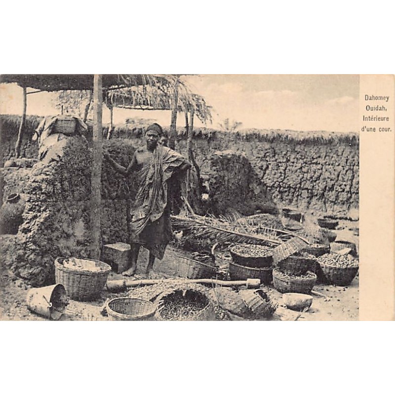 Rare collectable postcards of Benin (Dahomey). Vintage Postcards of Benin (Dahomey)