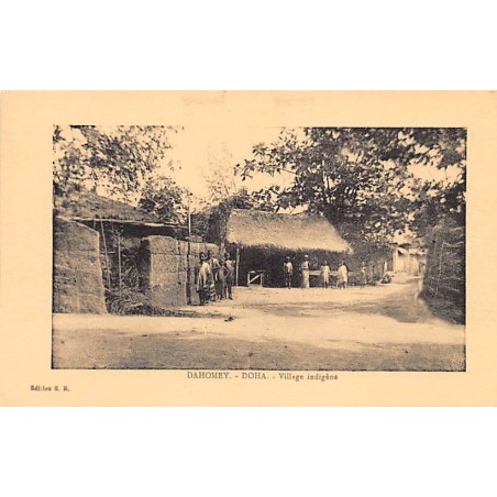 Rare collectable postcards of Benin (Dahomey). Vintage Postcards of Benin (Dahomey)