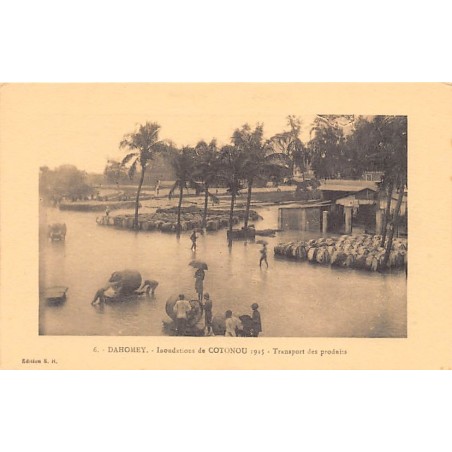 Rare collectable postcards of Benin (Dahomey). Vintage Postcards of Benin (Dahomey)