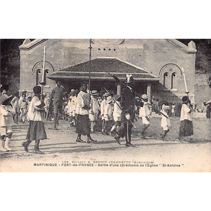 Rare collectable postcards of Martinique. Vintage Postcards of Martinique