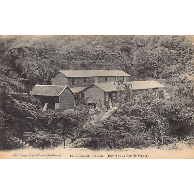 Rare collectable postcards of Martinique. Vintage Postcards of Martinique