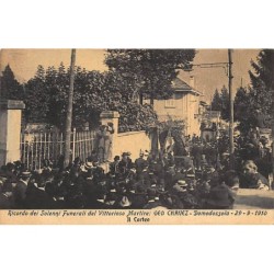 Italia - DOMODOSSOLA (VB) Funerali de Geo Chavez 29-9-1910 Il corteo.