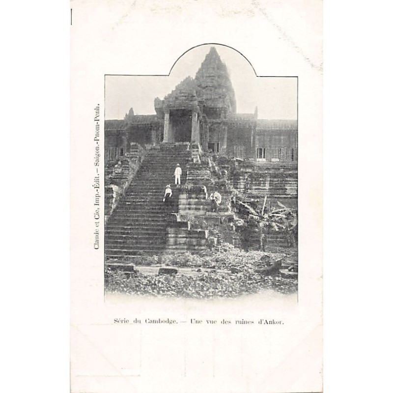 Rare collectable postcards of Cambodia. Vintage Postcards of Cambodia