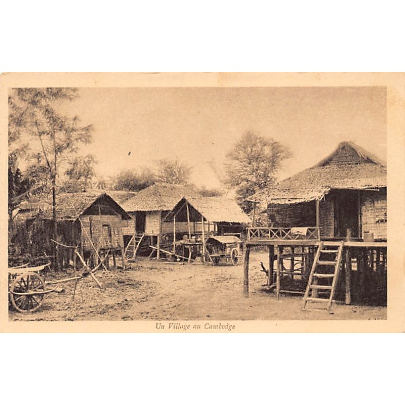 Rare collectable postcards of Cambodia. Vintage Postcards of Cambodia