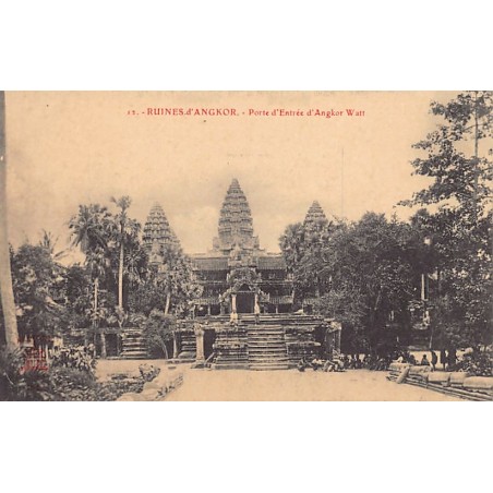 Rare collectable postcards of Cambodia. Vintage Postcards of Cambodia