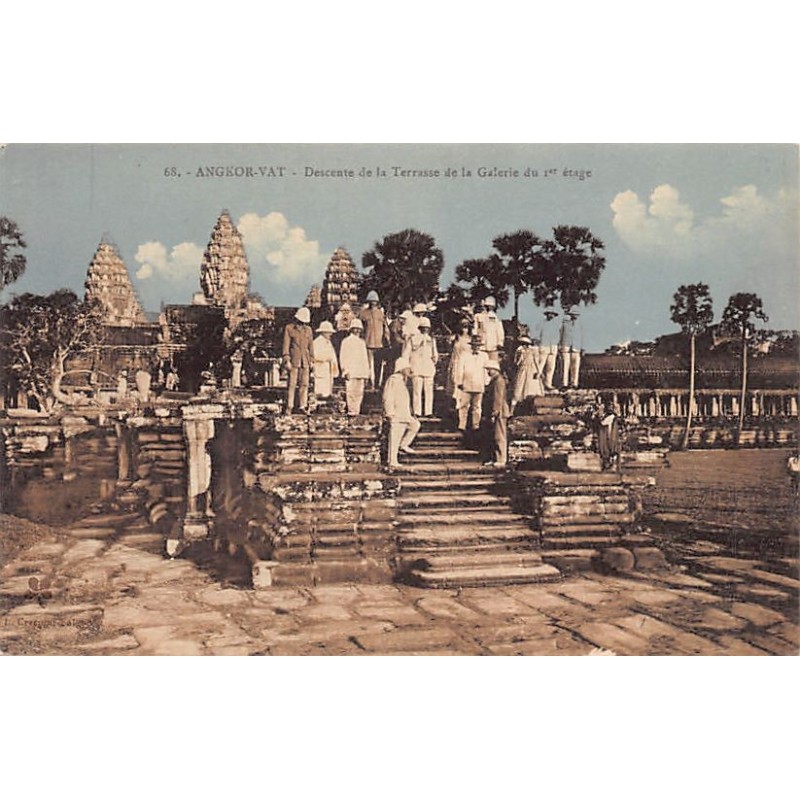 Rare collectable postcards of Cambodia. Vintage Postcards of Cambodia