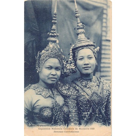 Rare collectable postcards of Cambodia. Vintage Postcards of Cambodia