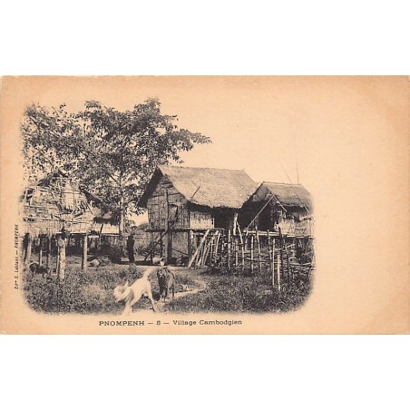 Rare collectable postcards of Cambodia. Vintage Postcards of Cambodia