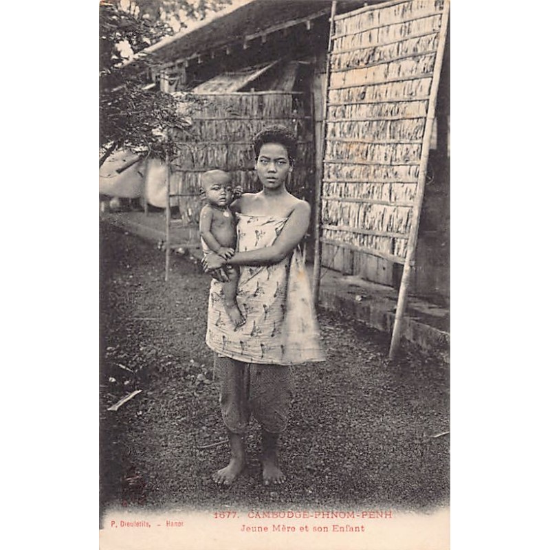Rare collectable postcards of Cambodia. Vintage Postcards of Cambodia