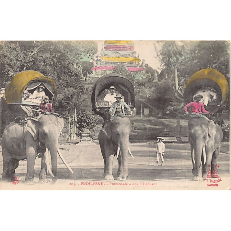 Rare collectable postcards of Cambodia. Vintage Postcards of Cambodia