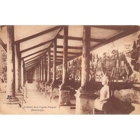 Rare collectable postcards of Cambodia. Vintage Postcards of Cambodia