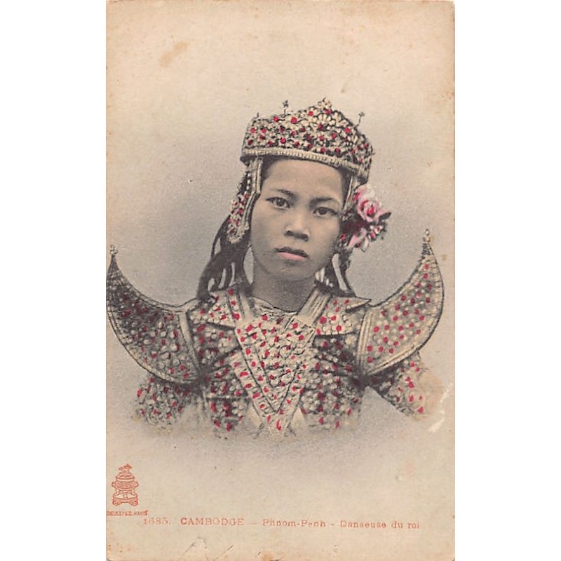 Rare collectable postcards of Cambodia. Vintage Postcards of Cambodia