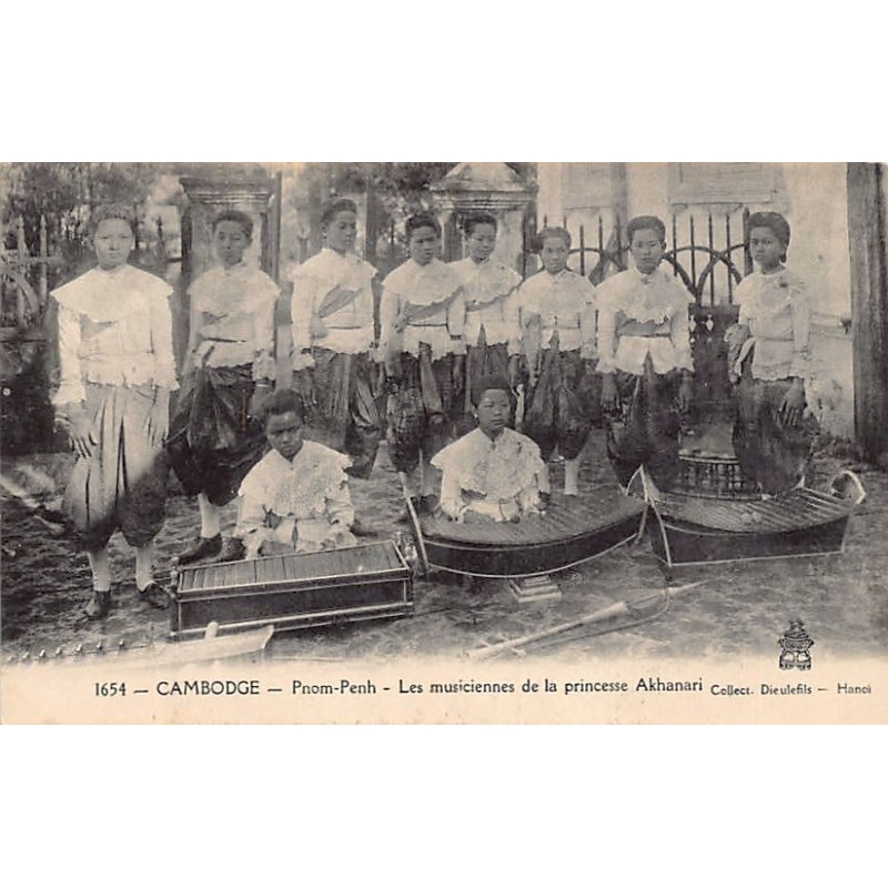 Rare collectable postcards of Cambodia. Vintage Postcards of Cambodia