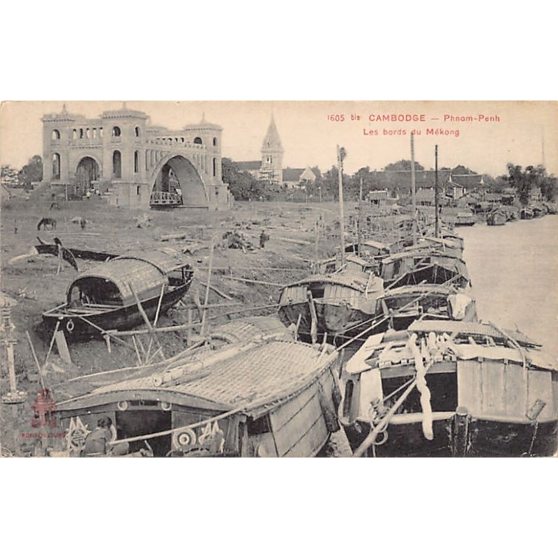 Rare collectable postcards of Cambodia. Vintage Postcards of Cambodia