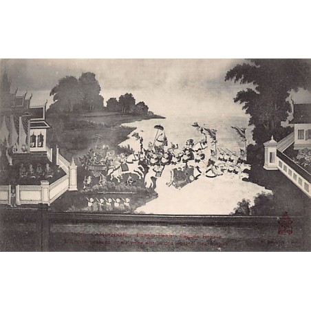 Rare collectable postcards of Cambodia. Vintage Postcards of Cambodia
