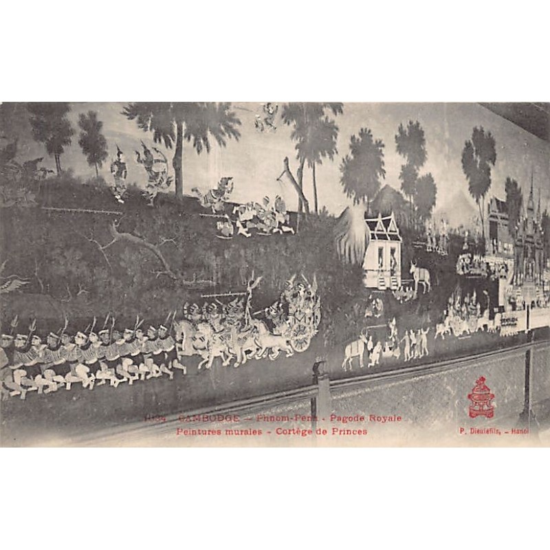 Rare collectable postcards of Cambodia. Vintage Postcards of Cambodia