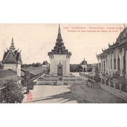 Rare collectable postcards of Cambodia. Vintage Postcards of Cambodia