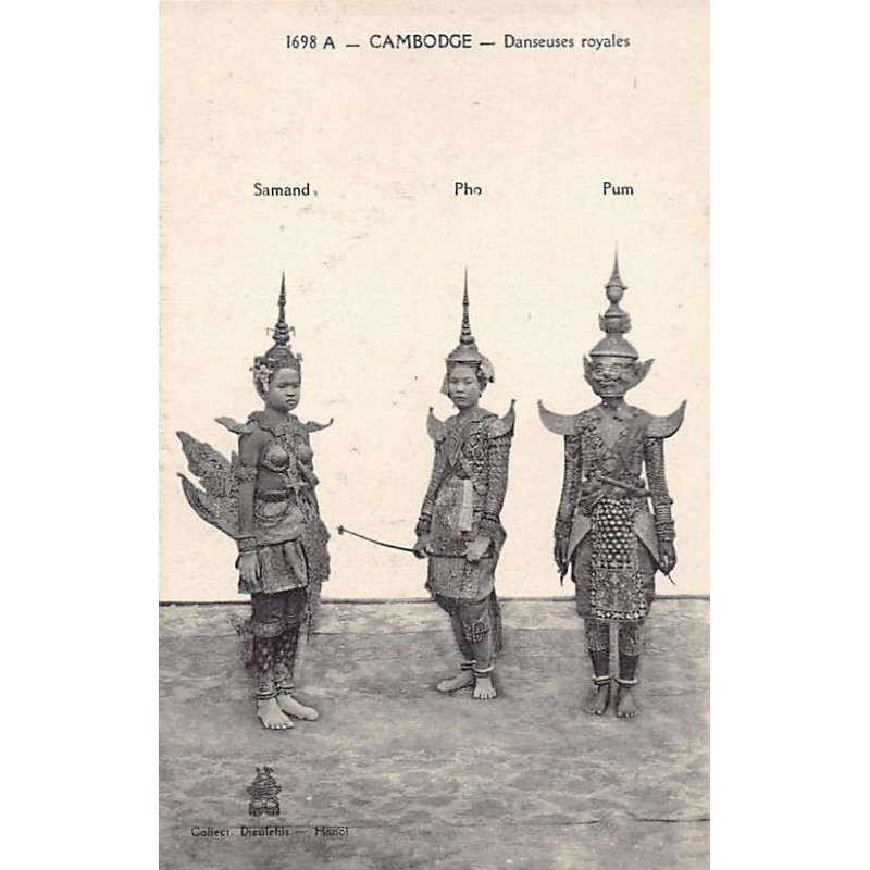 Rare collectable postcards of Cambodia. Vintage Postcards of Cambodia