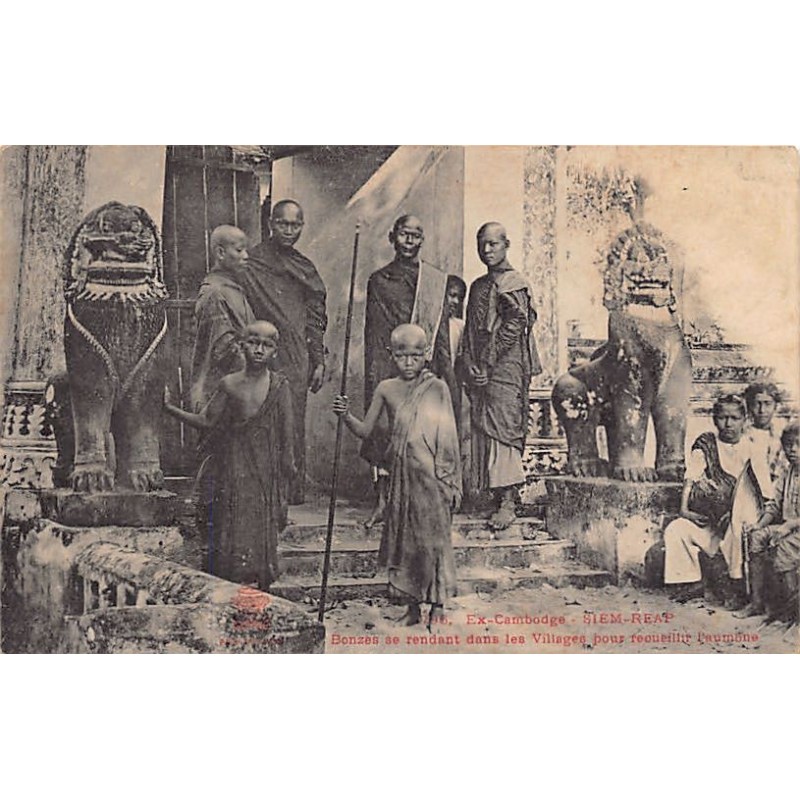 Rare collectable postcards of Cambodia. Vintage Postcards of Cambodia