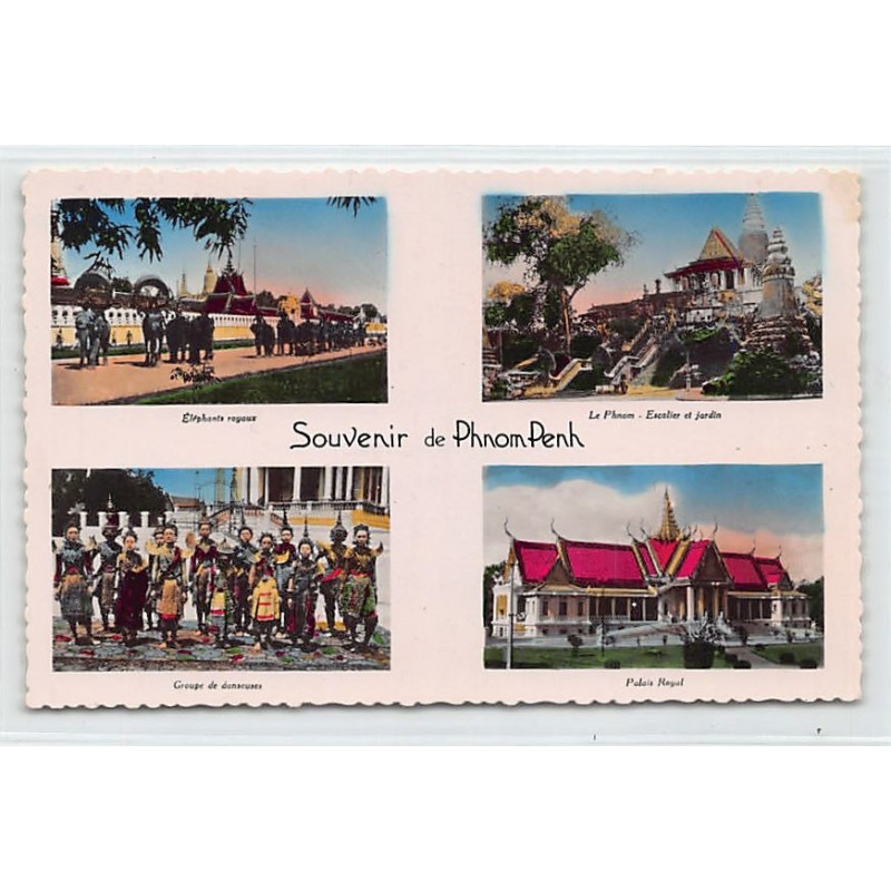 Rare collectable postcards of Cambodia. Vintage Postcards of Cambodia