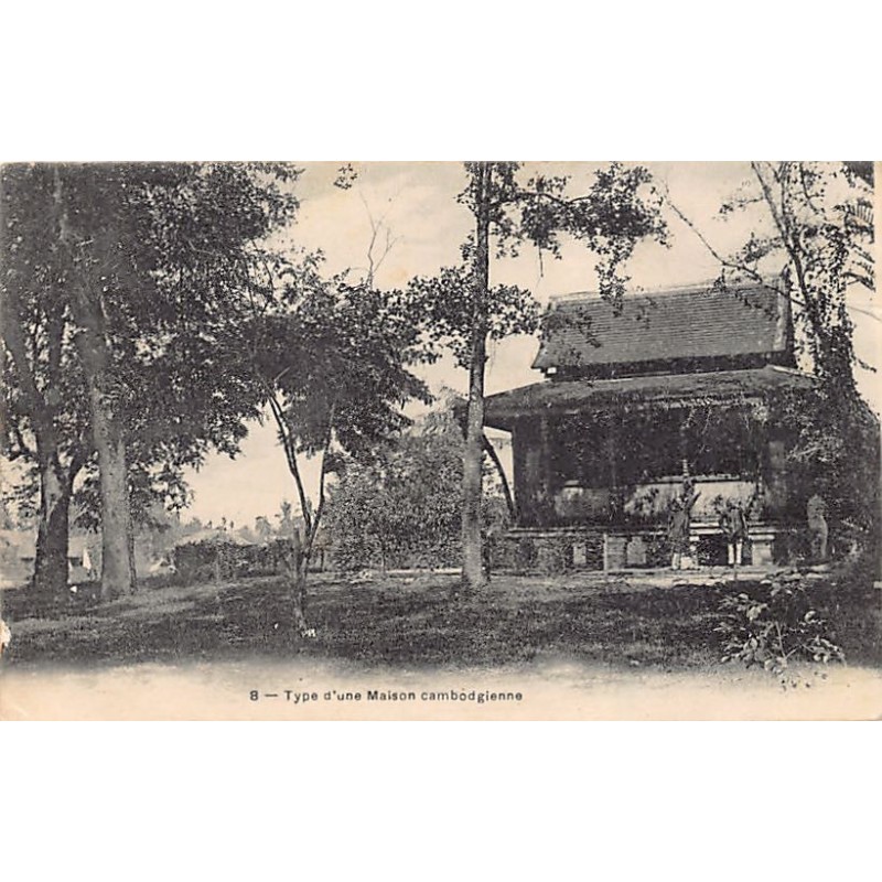 Rare collectable postcards of Cambodia. Vintage Postcards of Cambodia
