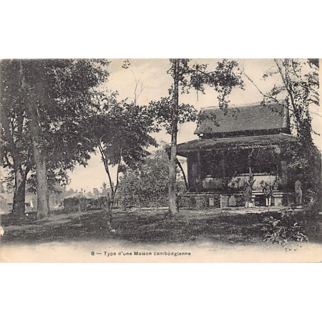 Rare collectable postcards of Cambodia. Vintage Postcards of Cambodia