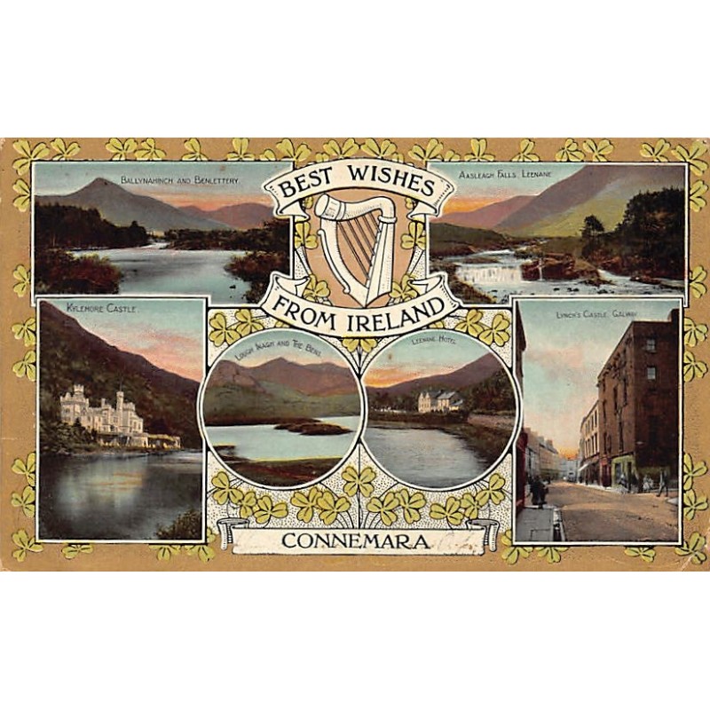 Rare collectable postcards of Ireland. Vintage Postcards of Ireland