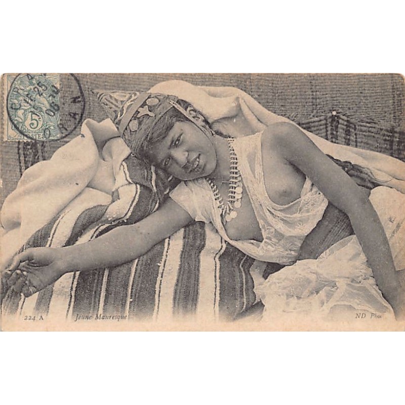 Rare collectable postcards of ETHNIC NUDE. Vintage Postcards of ETHNIC NUDE