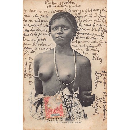 Rare collectable postcards of ETHNIC NUDE. Vintage Postcards of ETHNIC NUDE
