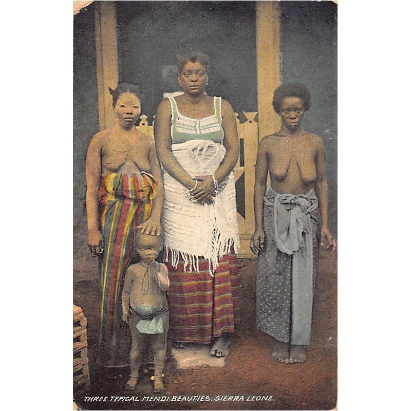 Rare collectable postcards of ETHNIC NUDE. Vintage Postcards of ETHNIC NUDE