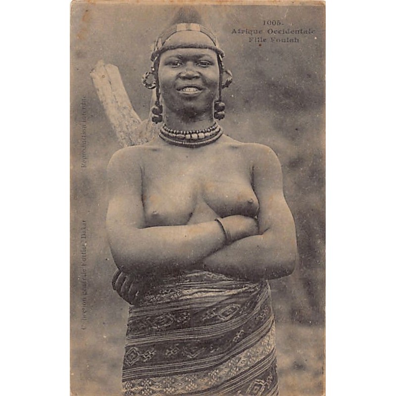 Rare collectable postcards of ETHNIC NUDE. Vintage Postcards of ETHNIC NUDE