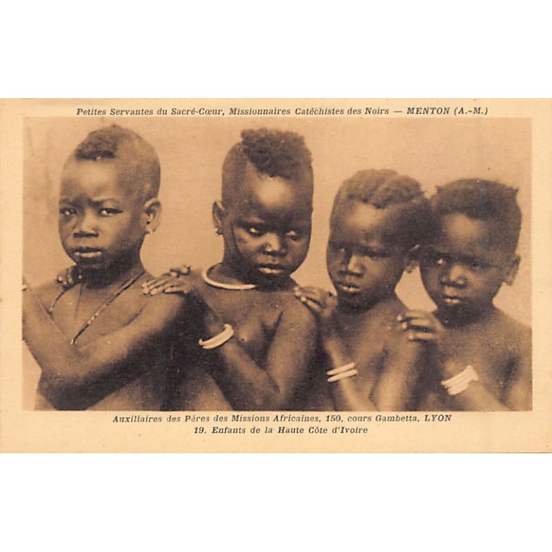 Rare collectable postcards of Ivory Coast - Côte d'Ivoire. Vintage Postcards of Ivory Coast - Côte d'Ivoire