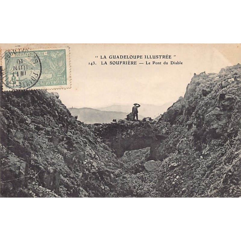 Rare collectable postcards of Guadeloupe. Vintage Postcards of Guadeloupe