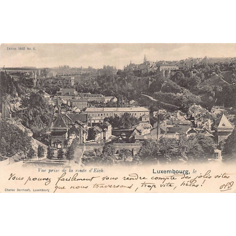 Rare collectable postcards of Luxembourg. Vintage Postcards of Luxembourg