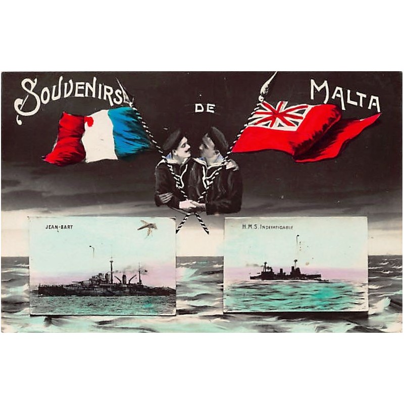 Rare collectable postcards of Malta. Vintage Postcards of Malta