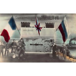 Rare collectable postcards of Malta. Vintage Postcards of Malta
