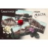 Rare collectable postcards of Malta. Vintage Postcards of Malta
