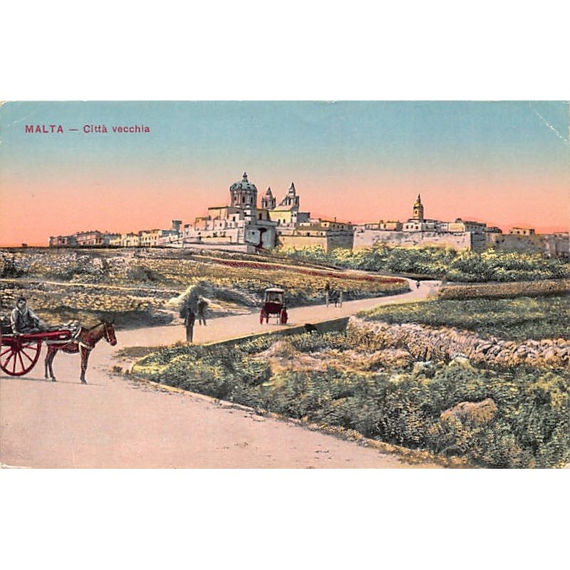 Rare collectable postcards of Malta. Vintage Postcards of Malta