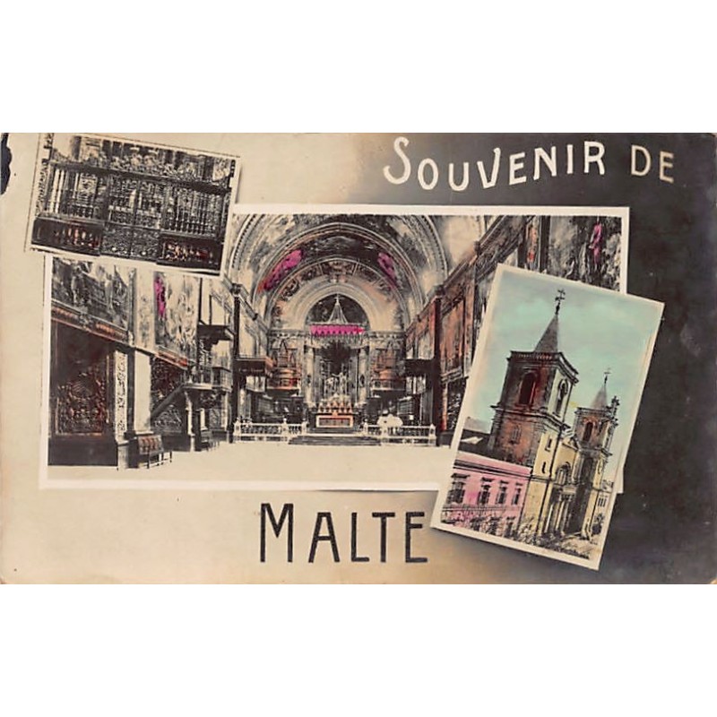 Rare collectable postcards of Malta. Vintage Postcards of Malta